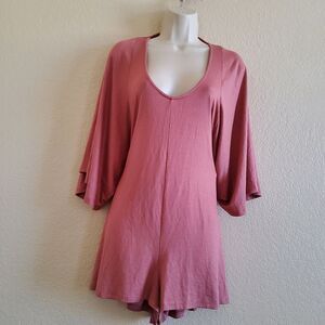 Rachel Pally Hitomi Playsuit Cutout Backless Knit Romper Size S New